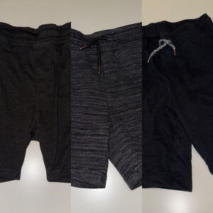 Boys Shorts Bundle (3pcs) - Pre-Owned - Dark Gray & Black - Size 10/12